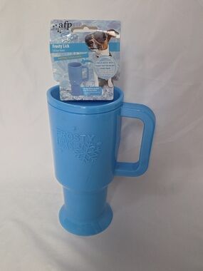 Frosty Lick Dog Cooling Treat Mug - Blue
